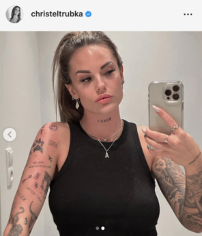 Christel Trubka har fået ny tatovering absurd sted på kroppen - Se den her